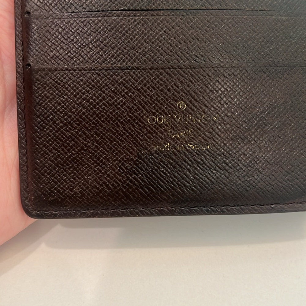 Louis Vuitton Men’s Marco Wallet DE Damier Ebene Canvas Authentic - Picture 15 of 16